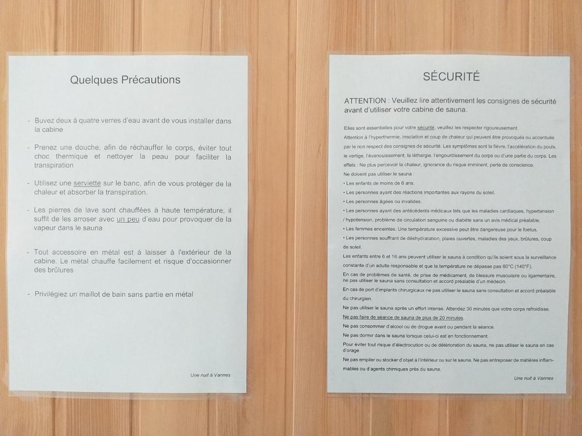 Centre Ville A Pied Appt Avec Sauna, Linge, Wifi, Stationnement Gratuit Vannes Bilik gambar